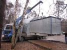 Аренда Манипулятора. Перевозка морских контейнеров, вагончиков, блок-контейнеров фотография